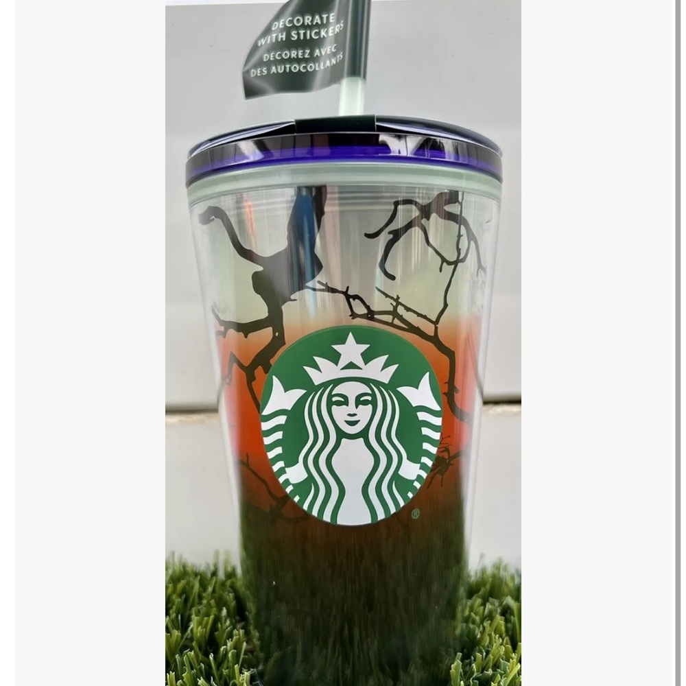 Starbucks 2022 🕷Fall Halloween Raven’s Perch Glow In The Dark 16oz Tumbler